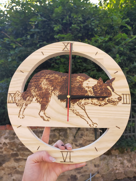 Handmade Personalized wooden wall clock